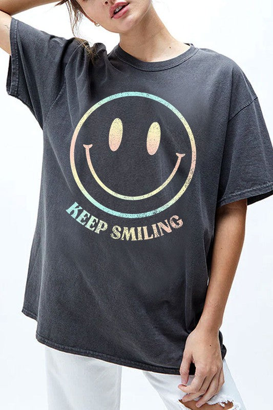 Keep Smiling Graphic Tee