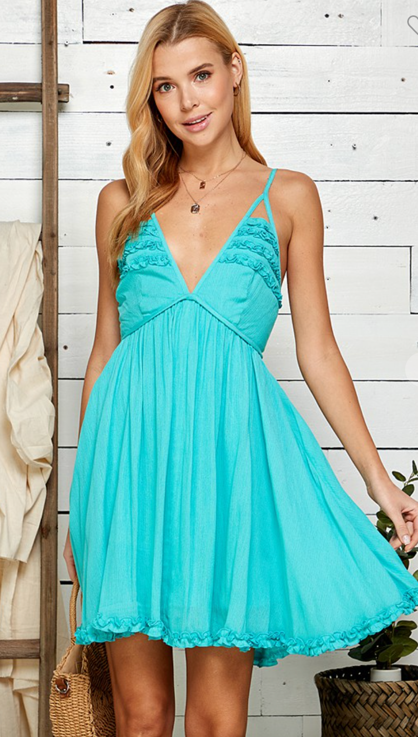 Reese Ruffle Detail Dress