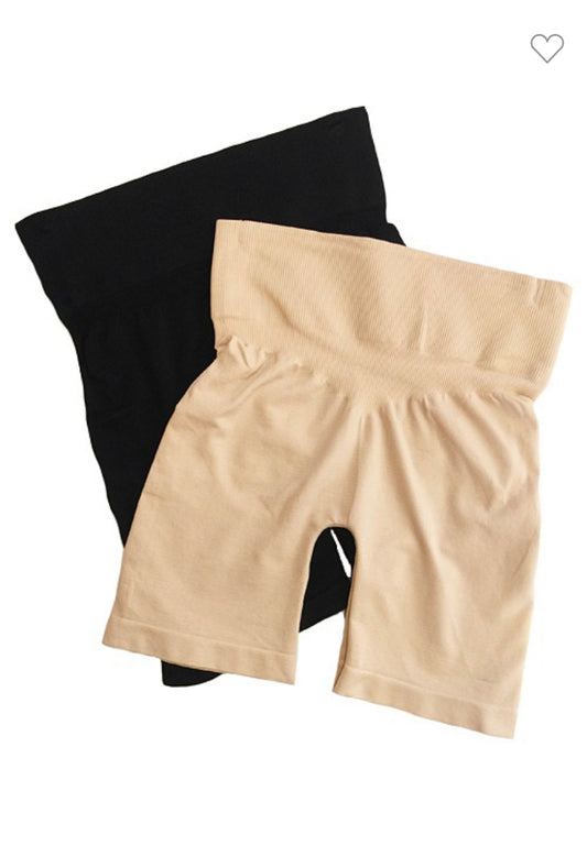 Shaper Shorts in Black and Nude